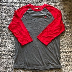 Abercrombie & Fitch baseball style t-shirt